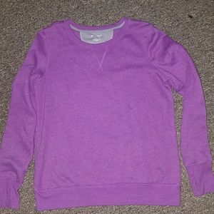 Purple sweatshirt
